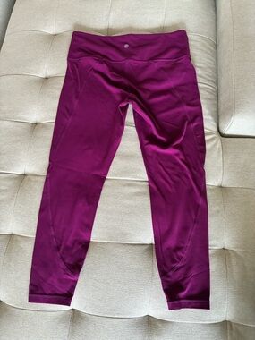 Athleta Deep Fuchsia High-Waist Leggings